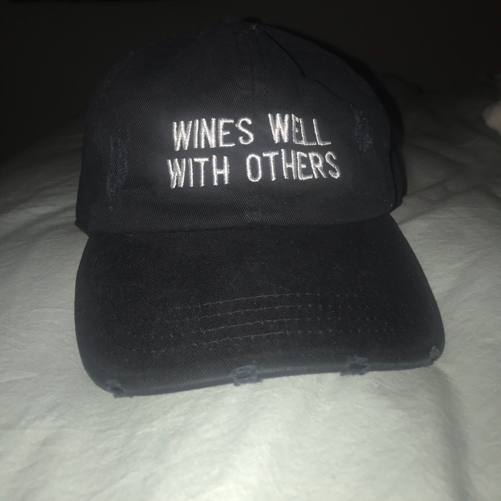 Wines well with others hat